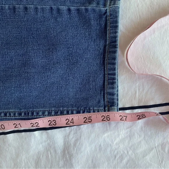 Calvin Klein Jeans Women’s 14 Blue Denim Medium Wash Slim Boyfriend Stretch - Picture 9 of 10